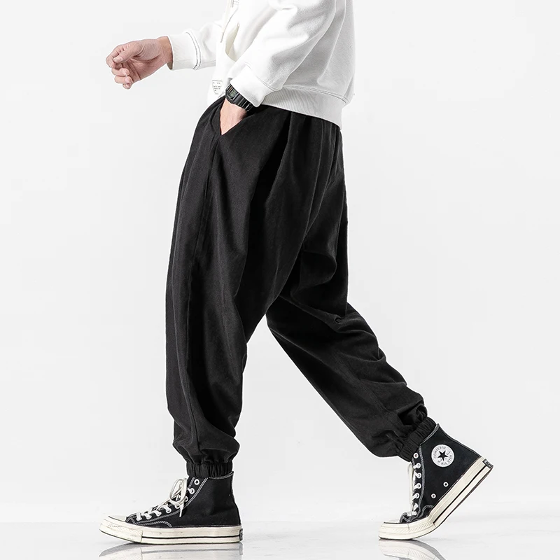 Moda erkek pantolon Hip Hop Streetwear 2024 Jogger pantolon adam boy Casual Sweatpants erkek pantolon kore tarzı 5XL