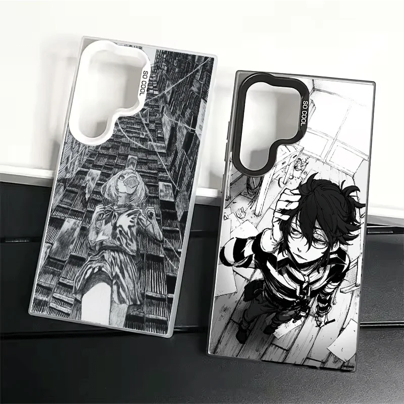 Ultimate Perspective Anime Soft Phone Case for Samsung Galaxy S24 S25 FE S26 Edge S23 Ultra S22 Plus S21 + Shockproof Cover Back