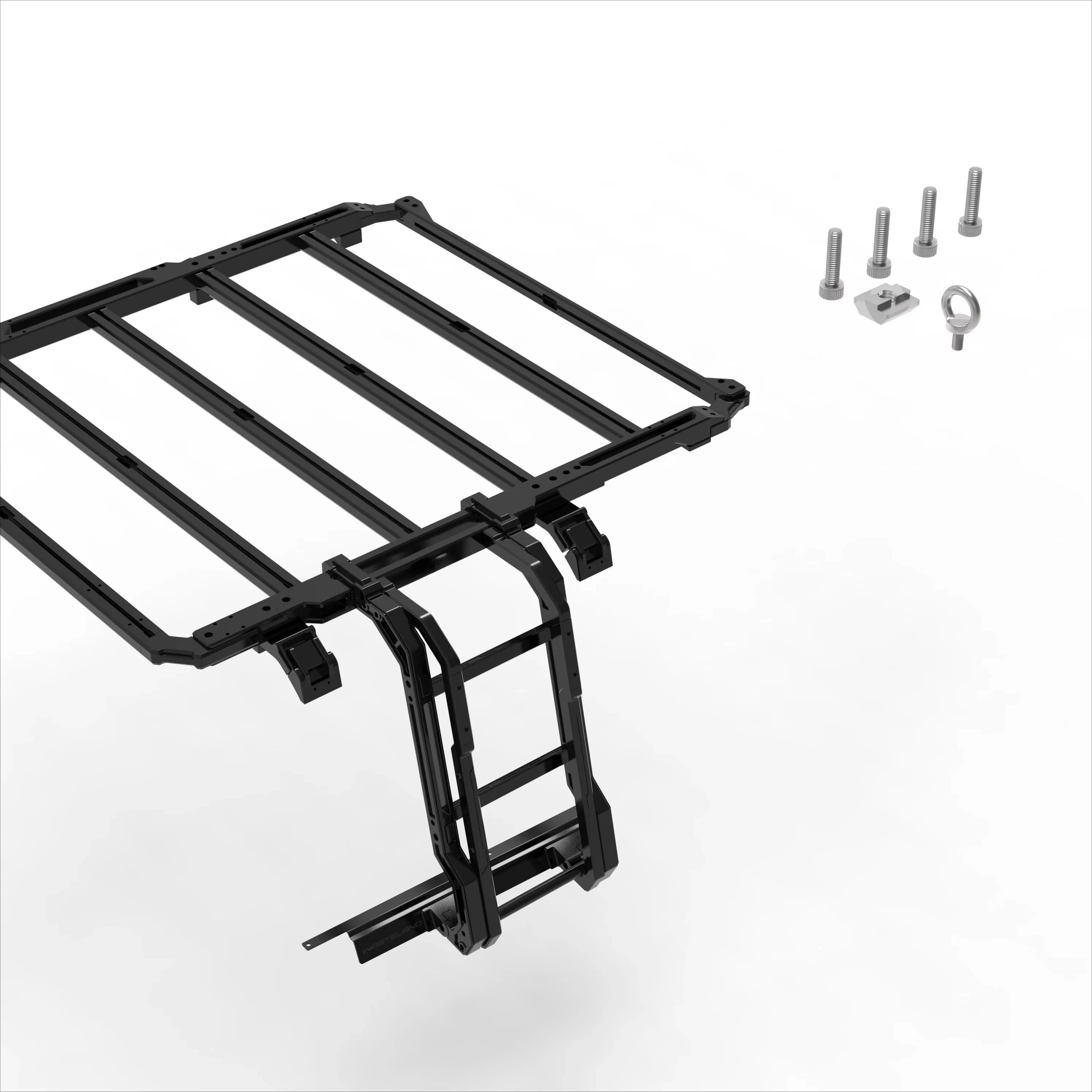 

Anti-Warp Reinforced Mounting Plate Side Ladder for the Roof Luggage Rack for Bronco