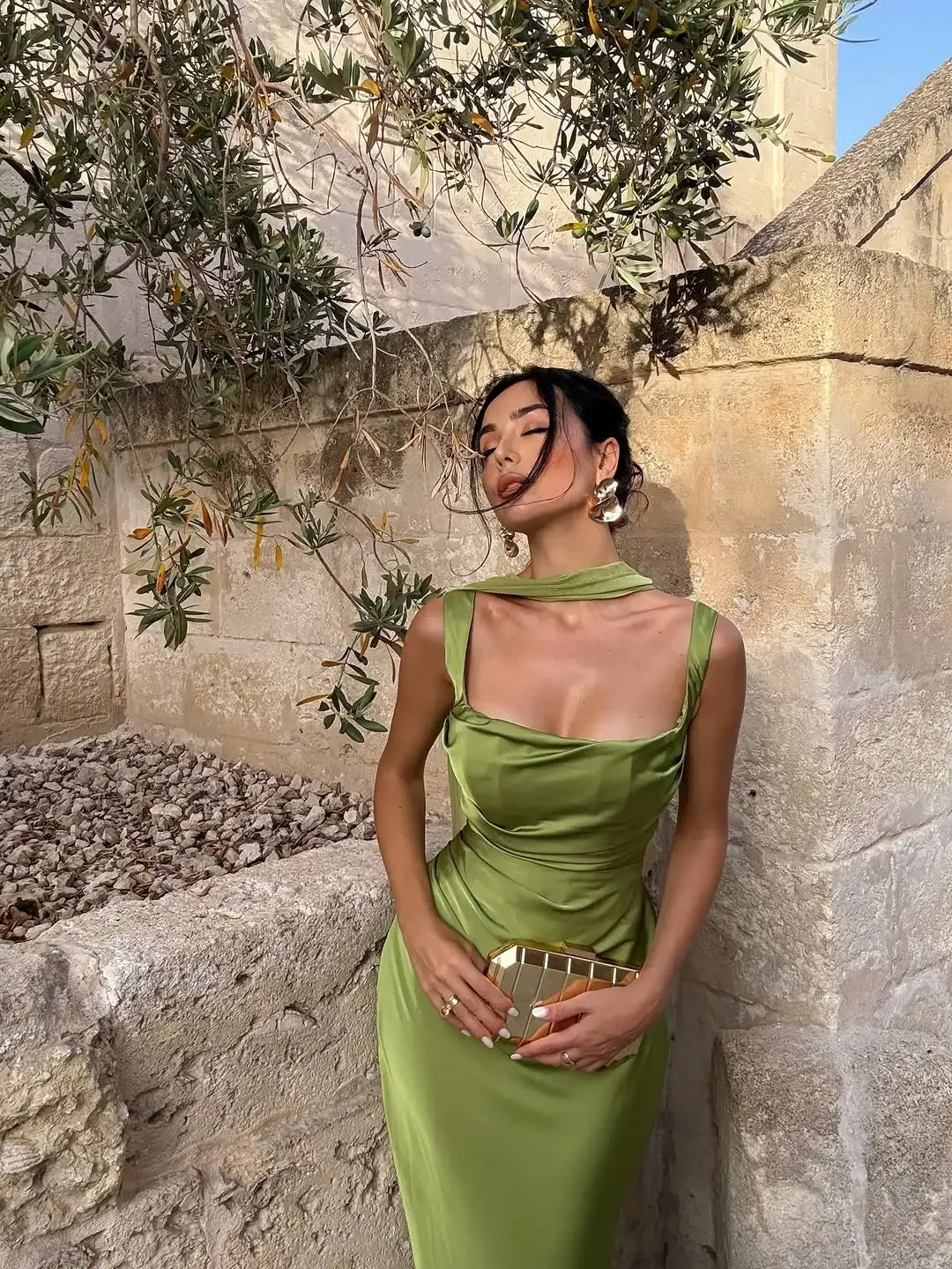 Sexy Lady Solid Ribbon Evening Dress Fashion Sleeveless Square Collar Lace Up Backless Slim Maxi Dresses Summer Dinner Party New