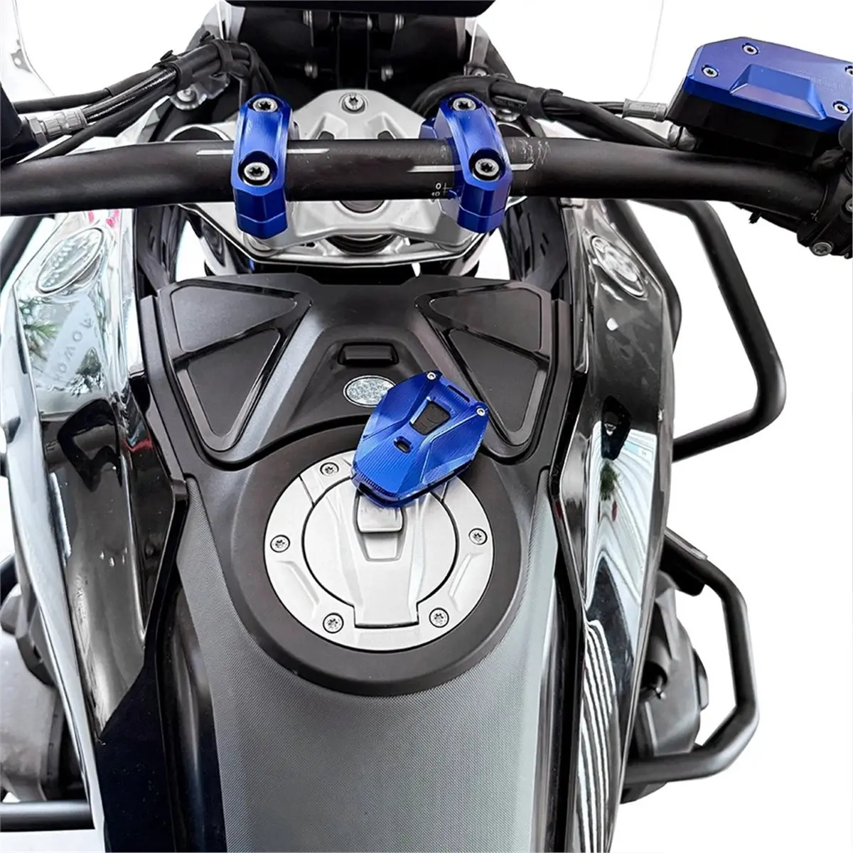 A23Z Motorcycle Key Cover Case Key Shell Keyring Key Chain for R1300RT R1300RS R 1300 RT R1300rt 2025 Blue