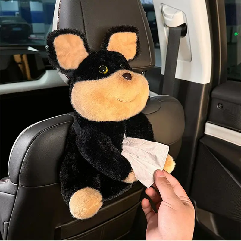 

Car Tissue Dispenser Holder Cartoon Animal Napkin Dispenser Box For Auto Back Seat Decorative Car Tissue Storage For Truck