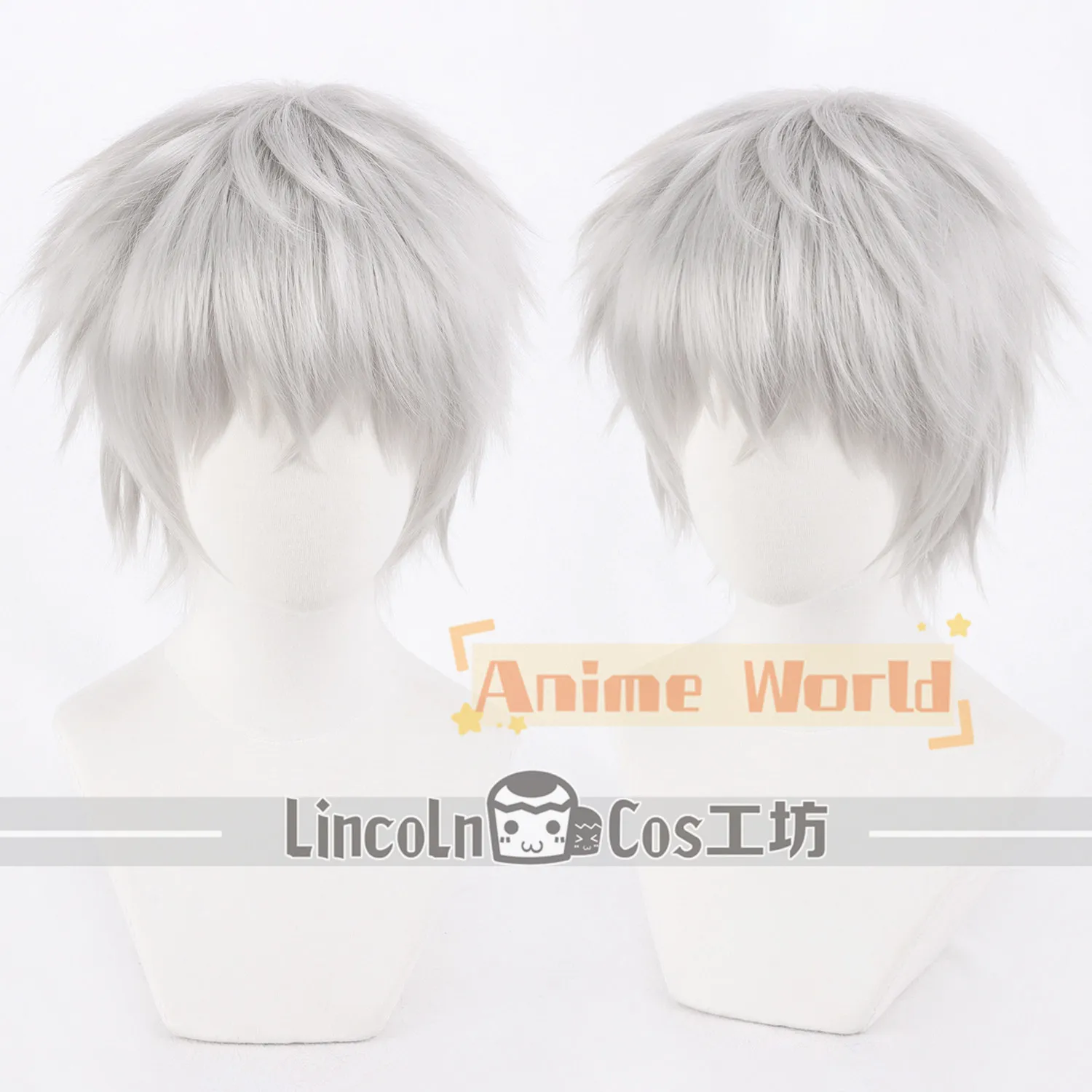 

Anime Aru Akise Cosplay Wig Halloween Carnival Party Props Synthetic Hair Heat Resistant Fiber + Wig Cap