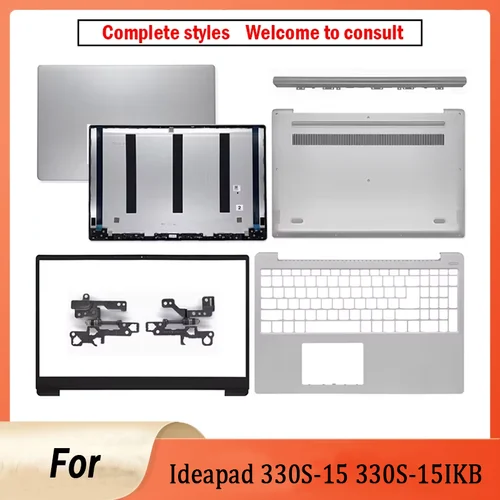 Nuevo para Ideapad 330S-15 330S-15IKB 7000-15IKBR cubierta trasera LCD/bisel frontal/reposamanos/cubierta inferior bisagras cubierta de carcasa