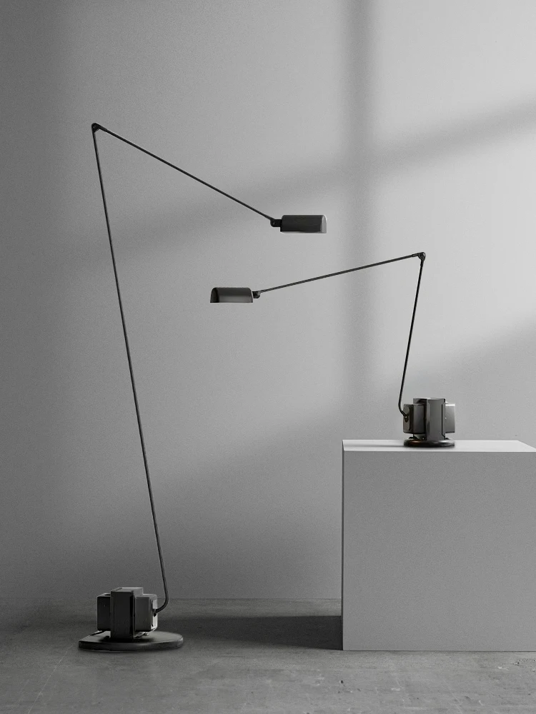

Minimalist Bedroom Bedside Study Desktop Lighting Desk Lamp Retro Living Room Industrial Style Art LED Floor Lamp Next To Sofa