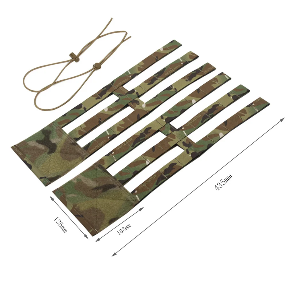1000D Nylon Tactical Vest Accessories Cummerbund Molle Webbing Waist Cover For JPC AVS CPC 6094 Vest Gear Accessories
