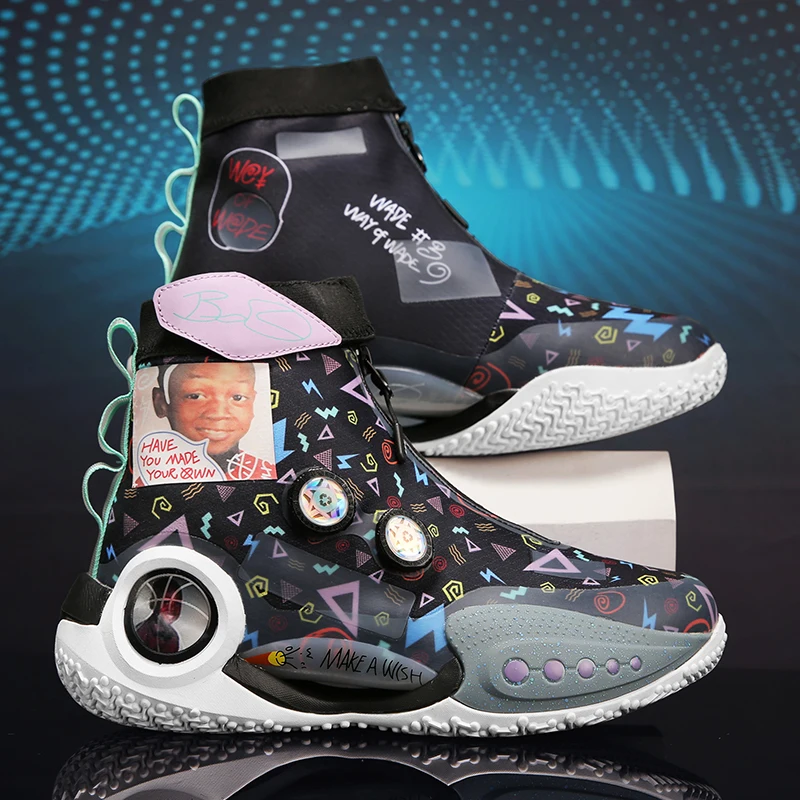 

2025 Explosions Men's Shoes Wear-resistant Basketball Shoes Men's Shoes genuine goods sneaker Autumn Men's Anti-slip Sneakers