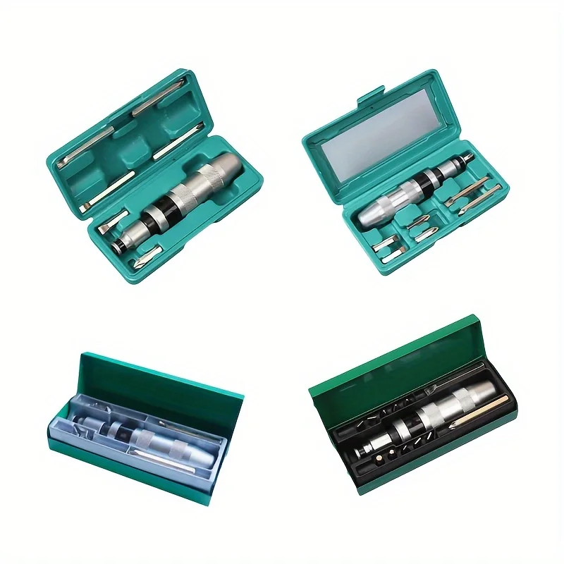 7/8/13 Piece Impact Screwdriver Set Shockproof Screwdriver Bits Metal Shockproof Screwdriver Chisel Bits Multifunctional Screw E