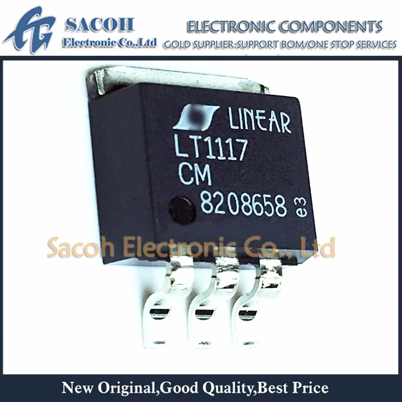 

New Original 10Pcs LT1117CM-2.85 LT1117CM LT1117 1117 TO-263 2.85V Differential Regulator