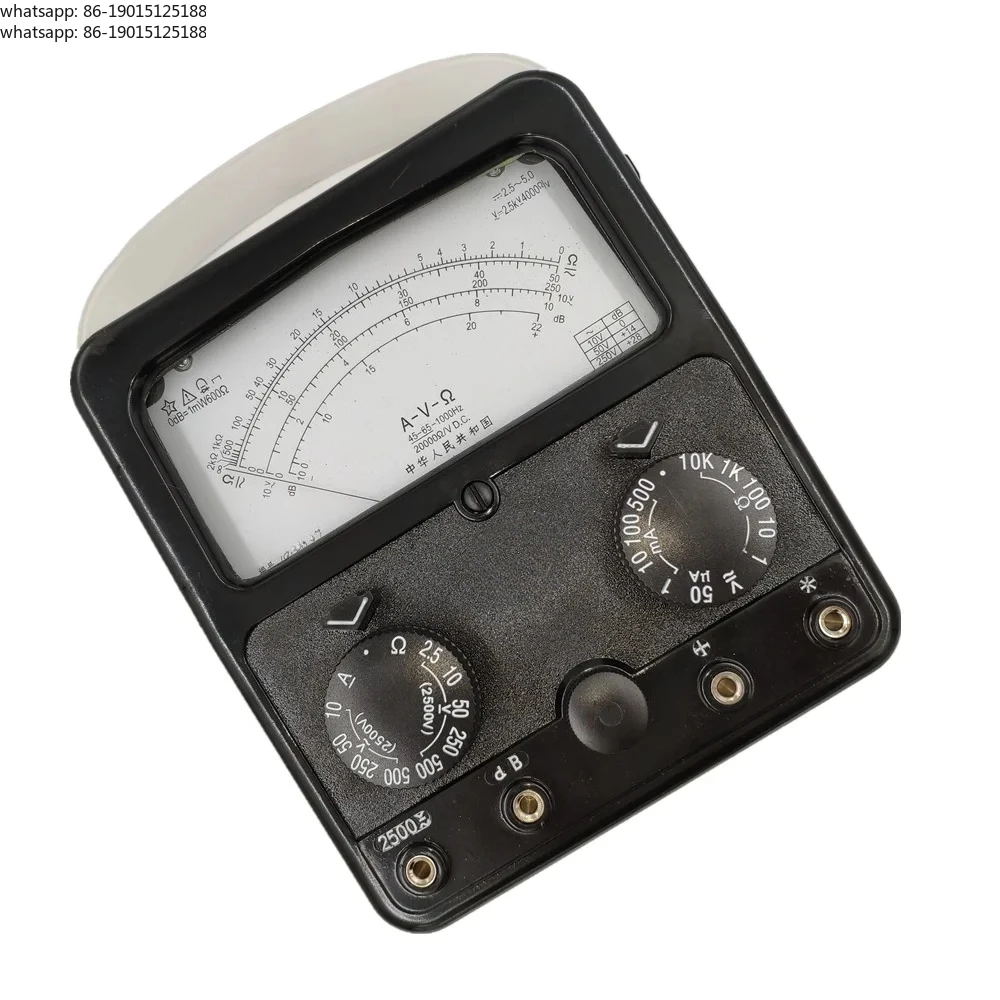 MF500 Analog Multimeter Volt Ampere Ohm Meter 2500v 20hm 500ma High Precision Analog Pointer Multimeter