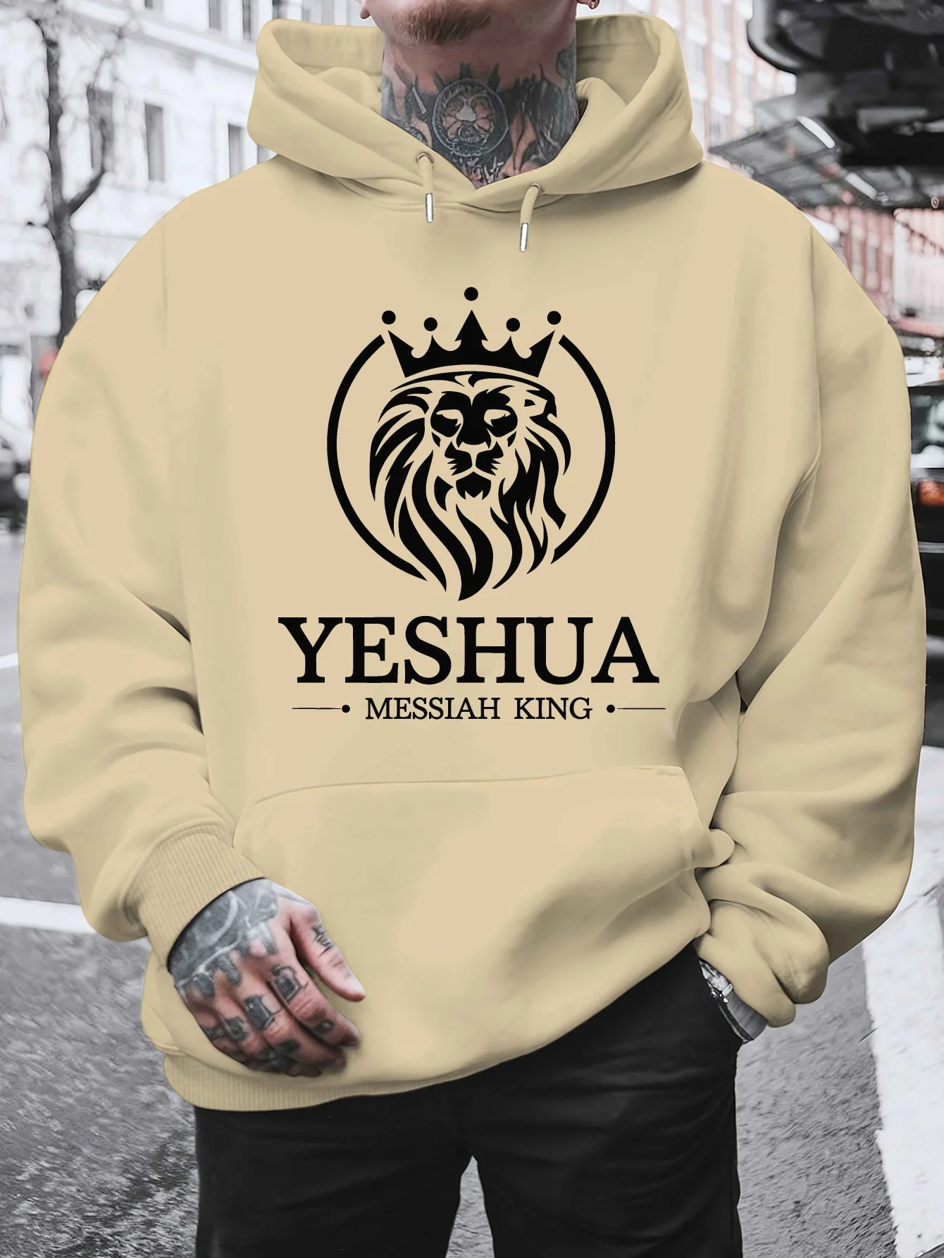 New Autumn/winter Men's Versatile Hooded Sweatshirt Trendy Simple Print Fashionable Brand Comfortable and Soft Fabric Versatile