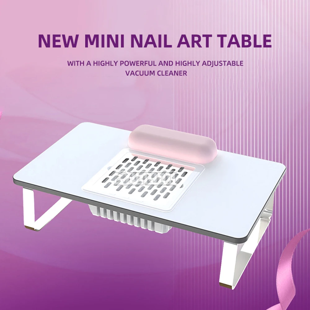 

Mini Nail Style Nail Table with Super Adjustable Vacuum and Memory Hand Pillow