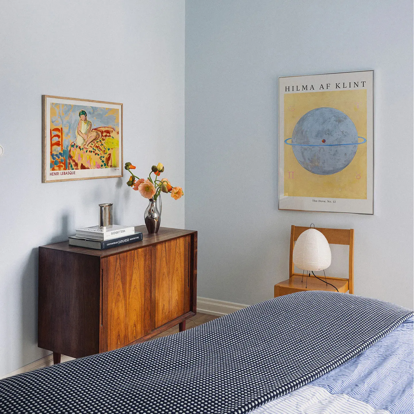 Hilma Af Klint The Dove No.12 Poster Vintage Abstract Planet Art Print Yellow Background Geometric Mystical Wall Picture Gallery