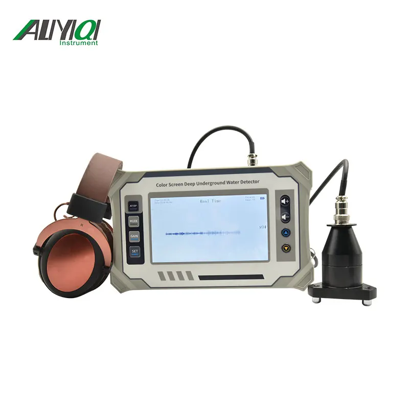 ALIYIQI AMLS-C-2000 Color Screen Water Leakage Detector Groundwater Pipeline Leakage Household Depth 2m Water Pipe Leak Detector