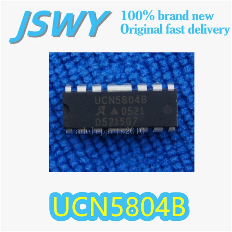 

(5/50 pieces) UCN5804B Original UCN5804 5804B DIP-16 Package Stepper Motor Driver 1.25A Output Four-Phase Drive Electronics