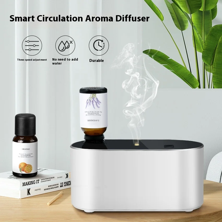 

или портативный безводный диффузор эфирного масла, на батарейках, 3 режима тумана, запуск велосипеда, для комнат площадью 160-400 кв. футов, дома, офиса, спальни.