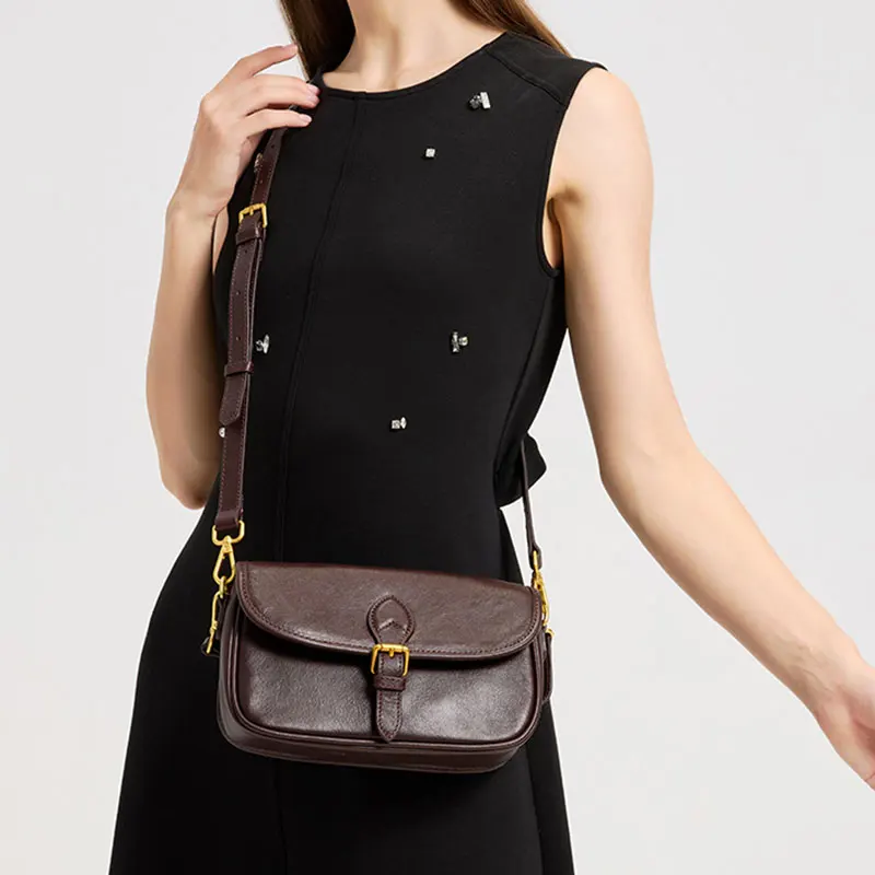 جلد طبيعي المرأة حقيبة فاخرة مصمم حقائب ساعي مموهة المرأة عالية الجودة جلد البقر حقيبة كتف حقائب اليد النسائية