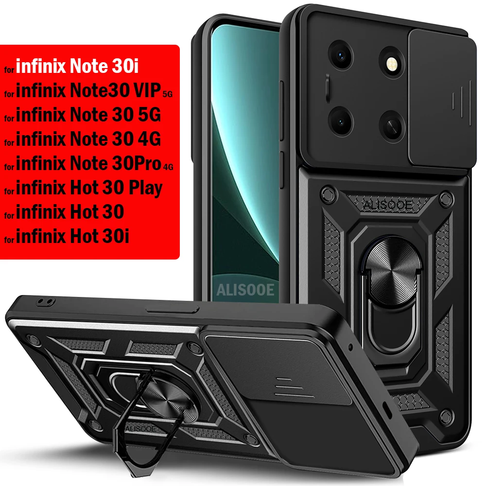 Для Infinix Note 30i 30 Pro Чехол Slide Lens Protect Cover For Tecno Camon 20 19 Neo 18 18P Hot 30 Play NFC Spark 10C 8C 10 9 8