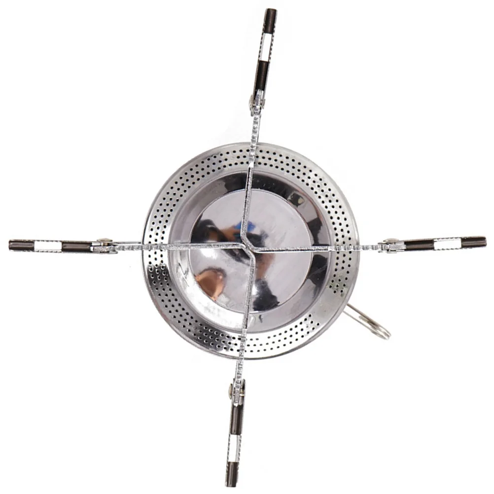 

Portable Camping Stove Metal Burning Stainless Steel Foldable Reusable Charcoal Mini Tent Burner Outdoor Gas Cooker