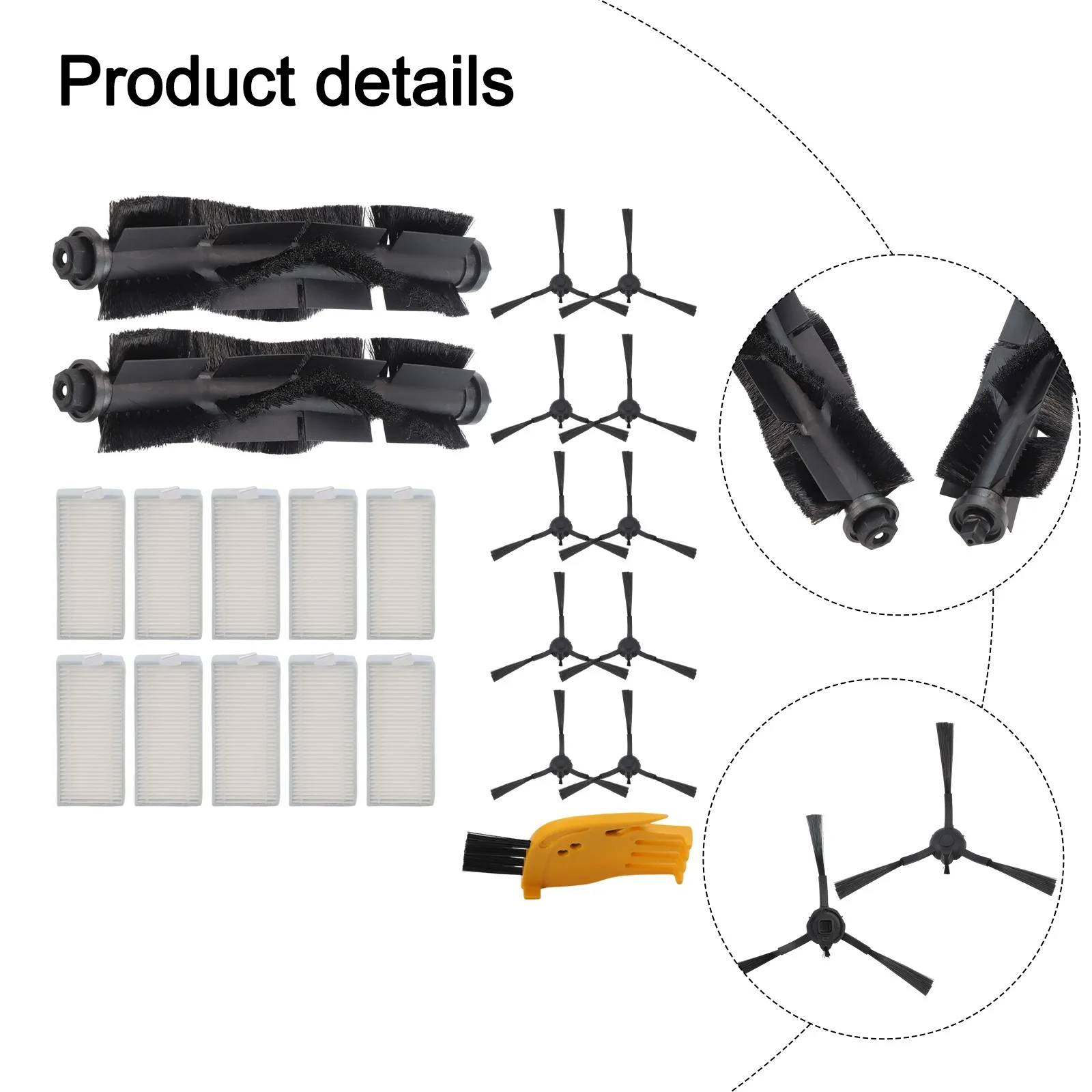 22PCS Kit di parti di posizionamento per Tapo RV30 Max Plus RV30 Max RVV20 Max Plus RV20 Max Robot Aspirapolvere Accessori Elettrodomestico