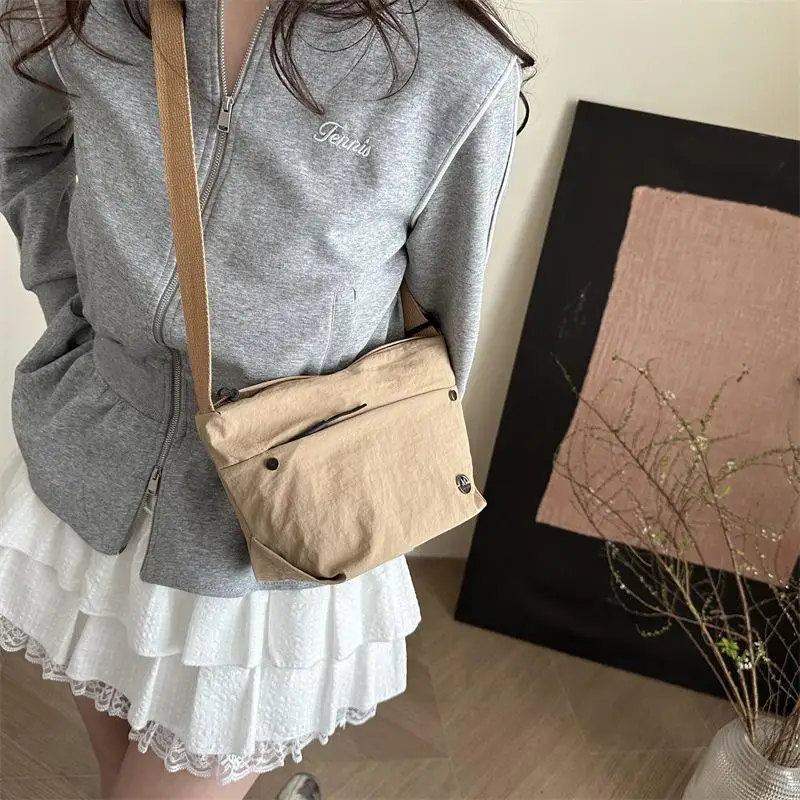 

Women's Nylon Shoulder Commuting Bag; Casual Solid Color Large Capacity Crossbody Tote; Perfect Gift.