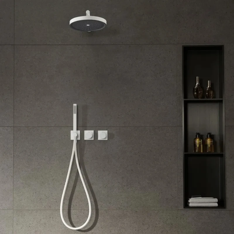 

Bathroom brass Shower set faucet bathroom system Rainfall shower furniture set shower mixer 10inch head