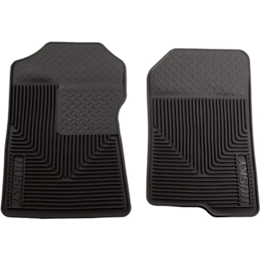 

Heavy Duty Front Floor Mats for 1997-2004 F-150 SuperCab/Standard Black 51021 Medium