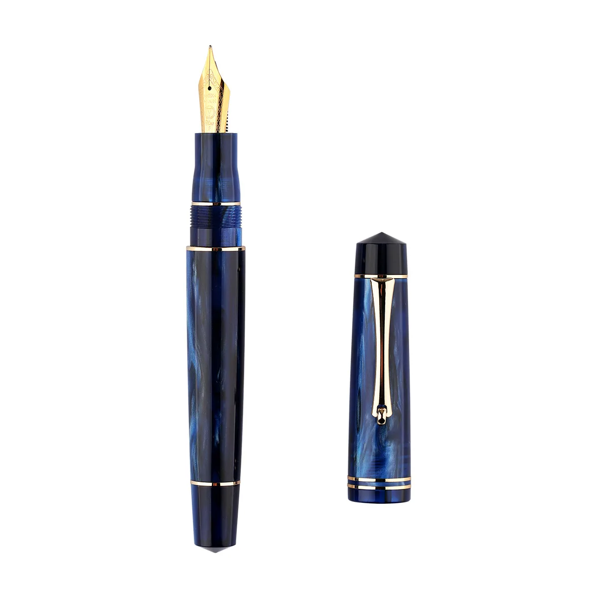 

Majohn M800 Acrylic Starry Sky Fountain Pen Bock No.6 & Majohn Fine Nib with Converter Office Calligraphy Writing Gift