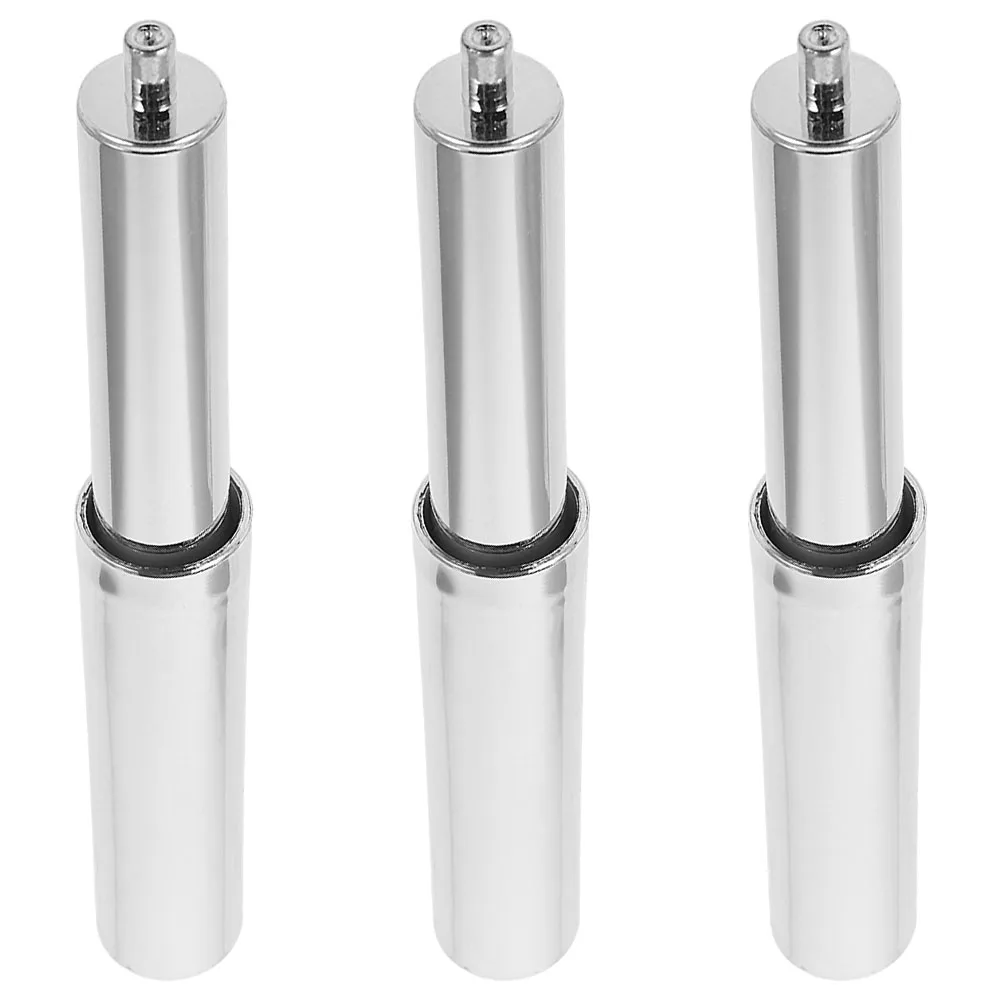 

3pcs Toilet Paper Holder Accessories Silver PP Adjustable Spring Rod Roller for Bathroom Towel Rack Replacement Part