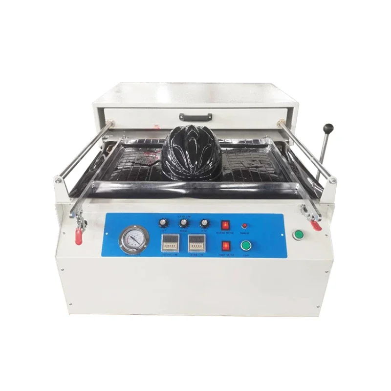 Popular selling small desktop blister packaging machine for 0.1-3mm plastic thick sheet