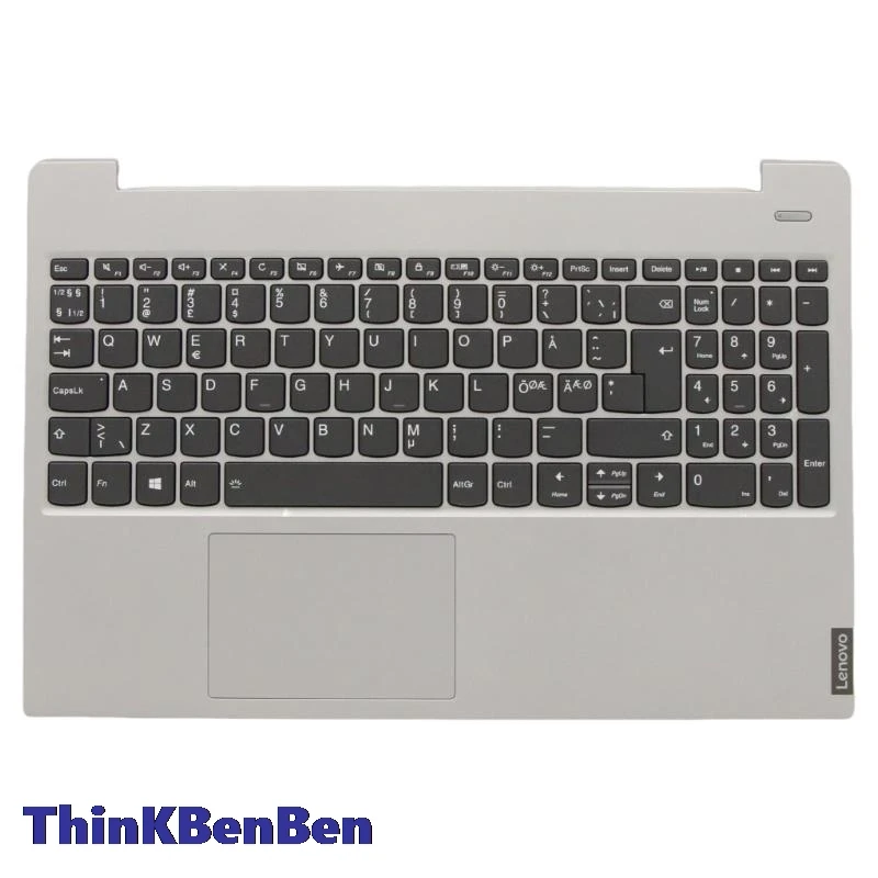 

NDC Nordic Grey Keyboard Upper Case Palmrest Shell Cover For Lenovo Ideapad S340 15 15IWL 15IML 15API 15IIL 5CB0S18771