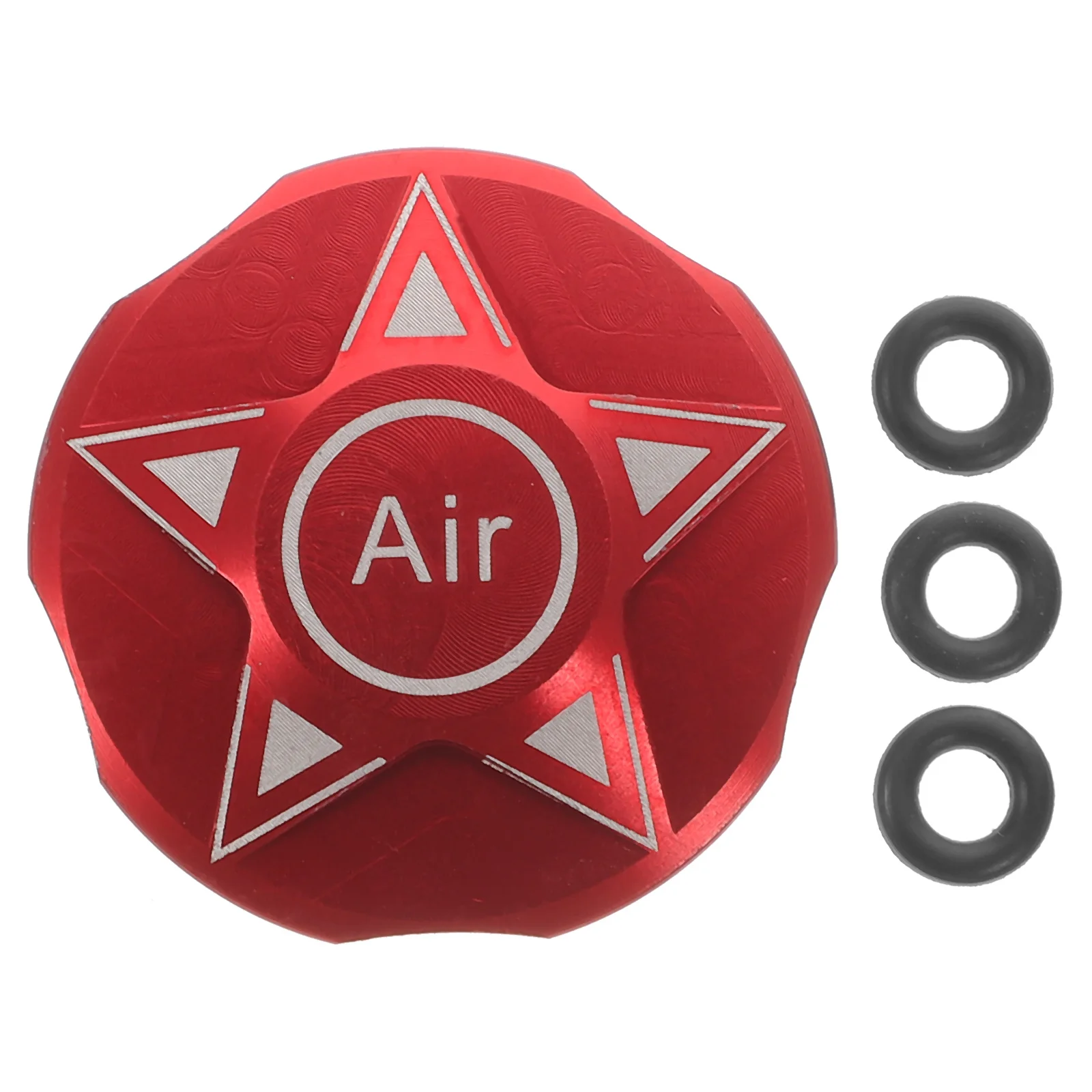 Cubierta de hombro para horquilla delantera de bicicleta de montaña, aleación de aluminio, duradera, ligera, diseño hueco, fácil de instalar, práctica tapa de horquilla para bicicleta