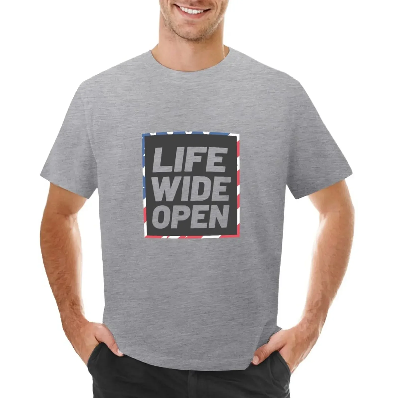 Cboystv Lake Life Wide Open 2 Swea T-shirt Korean Fashion for A Boy Mens T Shirts