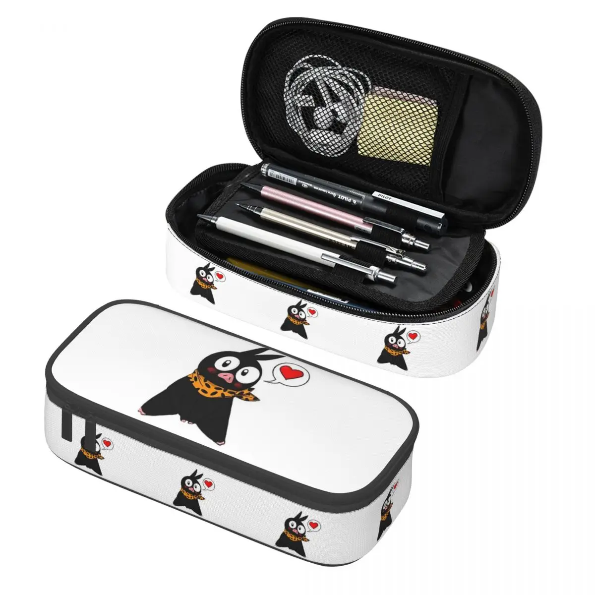 

P Chan Ranma Pencil Case Pen Holder Storage Stationery Supplies Large Capacity Pen Box Pencil Bag for Students Gifts