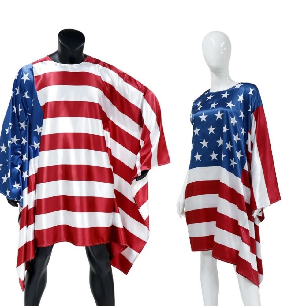 USA Unabhängigkeitstag Flaggen-Print Herren- und Damen-Unabhängigkeitstag-Party Cosplay-Kostüm