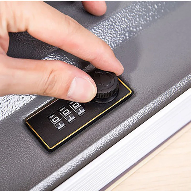 Home Book Safe Key Lock Type High Quality Secret Book Hidden Safe Safe Metal Steel Simulation Classic Books Money Box Coin Bank