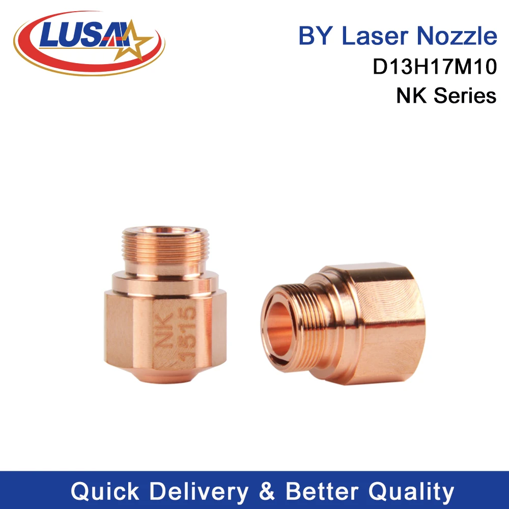 LUSAI 10Pcs/Lot Laser Nozzles NK Series Nozzles High Pressure For Wholesale BY Laser Cutting Machine