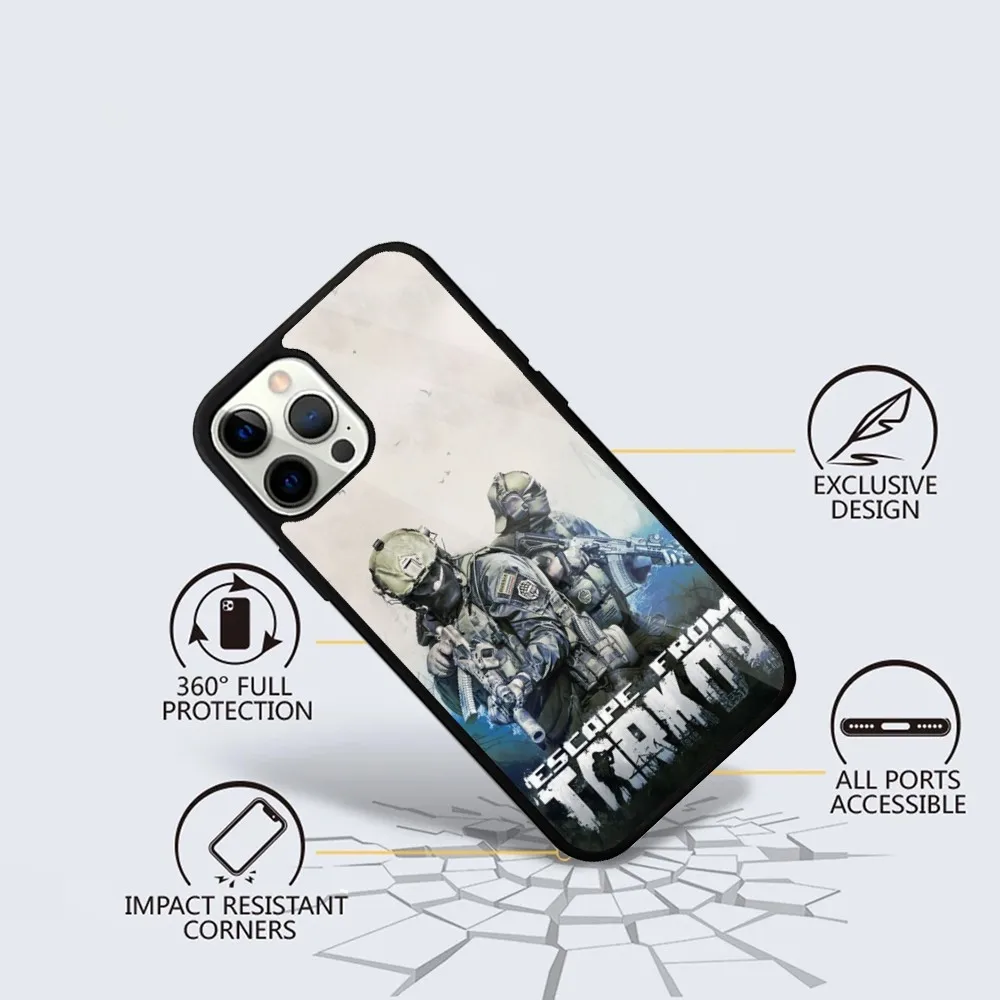 Escape From Tarkov Game Phone Case For iPhone 15,14,13,12,11,Plus,Pro,Max Mini Magsafe Magnetic Wireless Charging