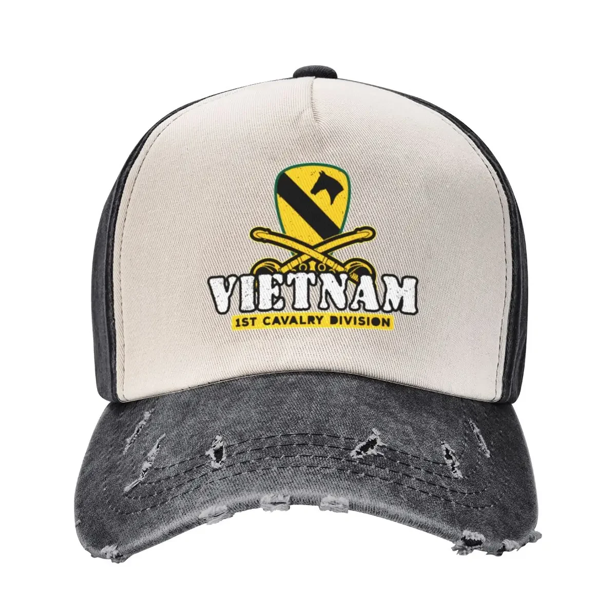 

VIETNAM 1st Cavalry Division / The First TeamCap Baseball Cap fashionable Winter hat designer cap Women's Golf Wear Men's
