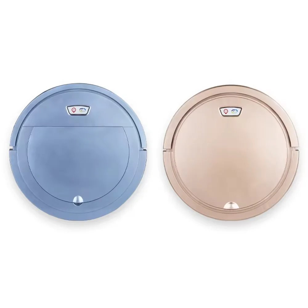 

2024 Новый трендовый умный робот-пылесос с автоматической возвратной зарядкой для дома золотого и синего цвета