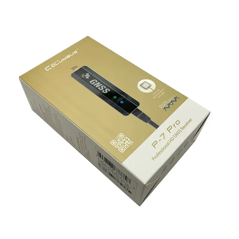 

Columbus P-7 Pro Professional HD GNSS Receiver High Precision 6-Star Multi-band Support Various Platforms Sub-meter Accuracy