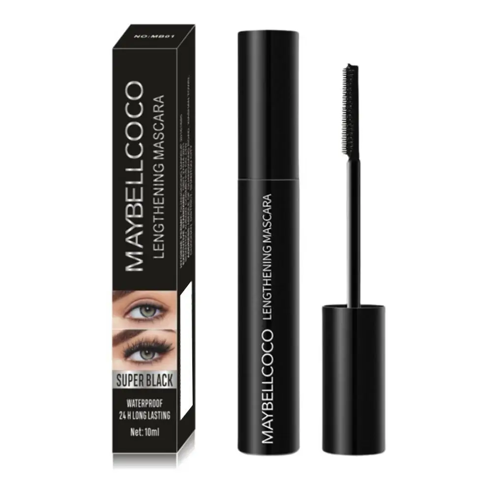 Mascara à paillettes, séchage rapide, Extension de cils, maquillage, imperméable, longue durée, allonge les cils, noir, 4D