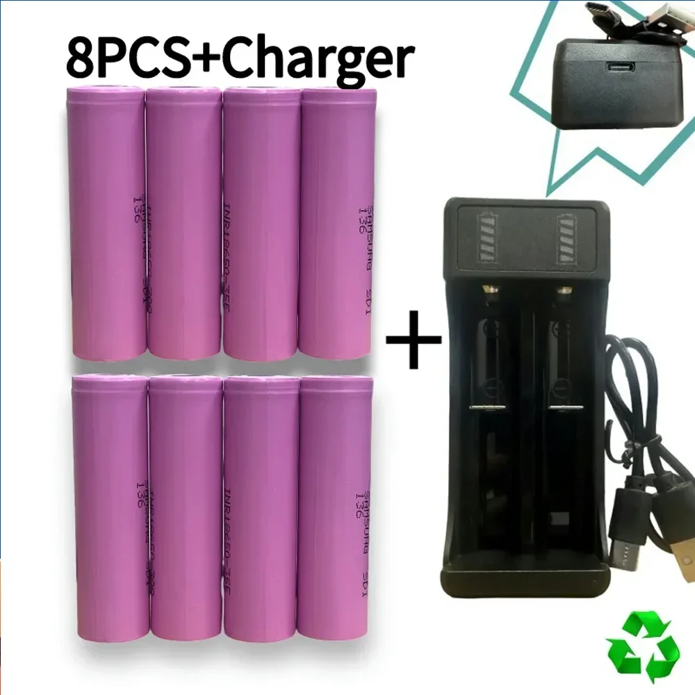 EOENKK 2024 18650 battery latest best-selling 35ELI-ION 3.7V 3000MAH+charger rechargeable battery for screwdriver