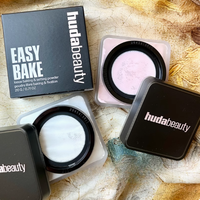 Hudabeuty Easy Bake Loose Powder Natural Matte Waterproof Oil Control Setting Powder Facial Makeup Brightening Cosmetics