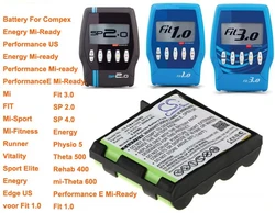 Cameron Sino 2000mAh Battery 4H-AA1500, 941210 for Compex Mi-Ready, Runner, SP 2.0, SP 4.0, Sport Elite, Vitality, voor Fit 1.0