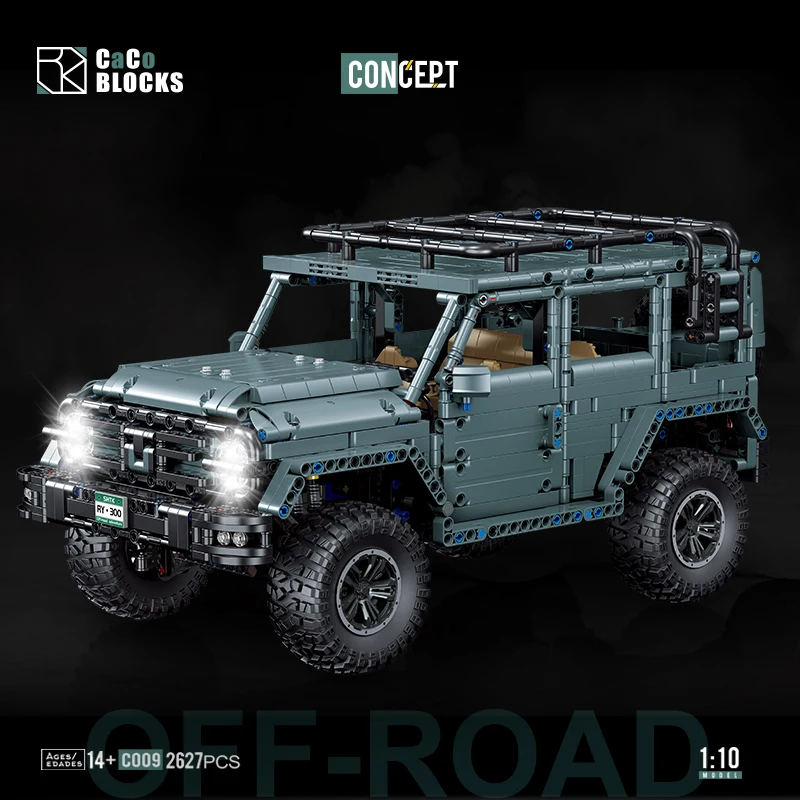 New MOC C009 2627PCS Off-Road Vehicle Suv 300 RC Model Building Blocks Bricks Educational Puzzle Toy Birthday Gifts