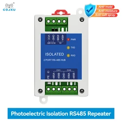 Industrial Grade 2 Channel RS485 Repeater COJXU E810-R12 Power Signal Isolation ESD DC 8-28V Rail Mounting High Speed