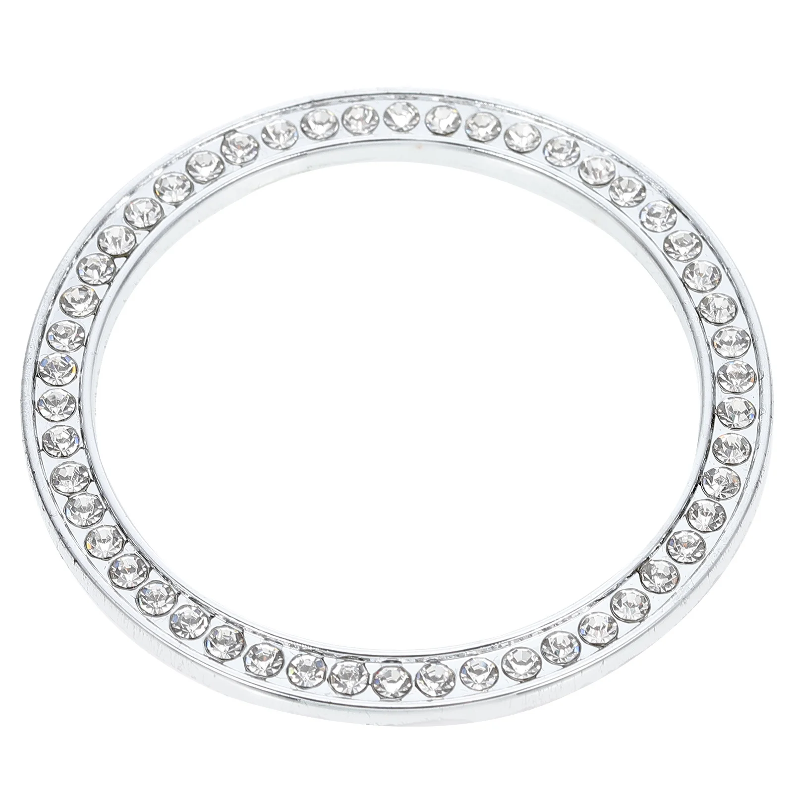 

Rhinestone Stickers Clock Frame Decorative Car Decorations Indoor Interior Dashboard