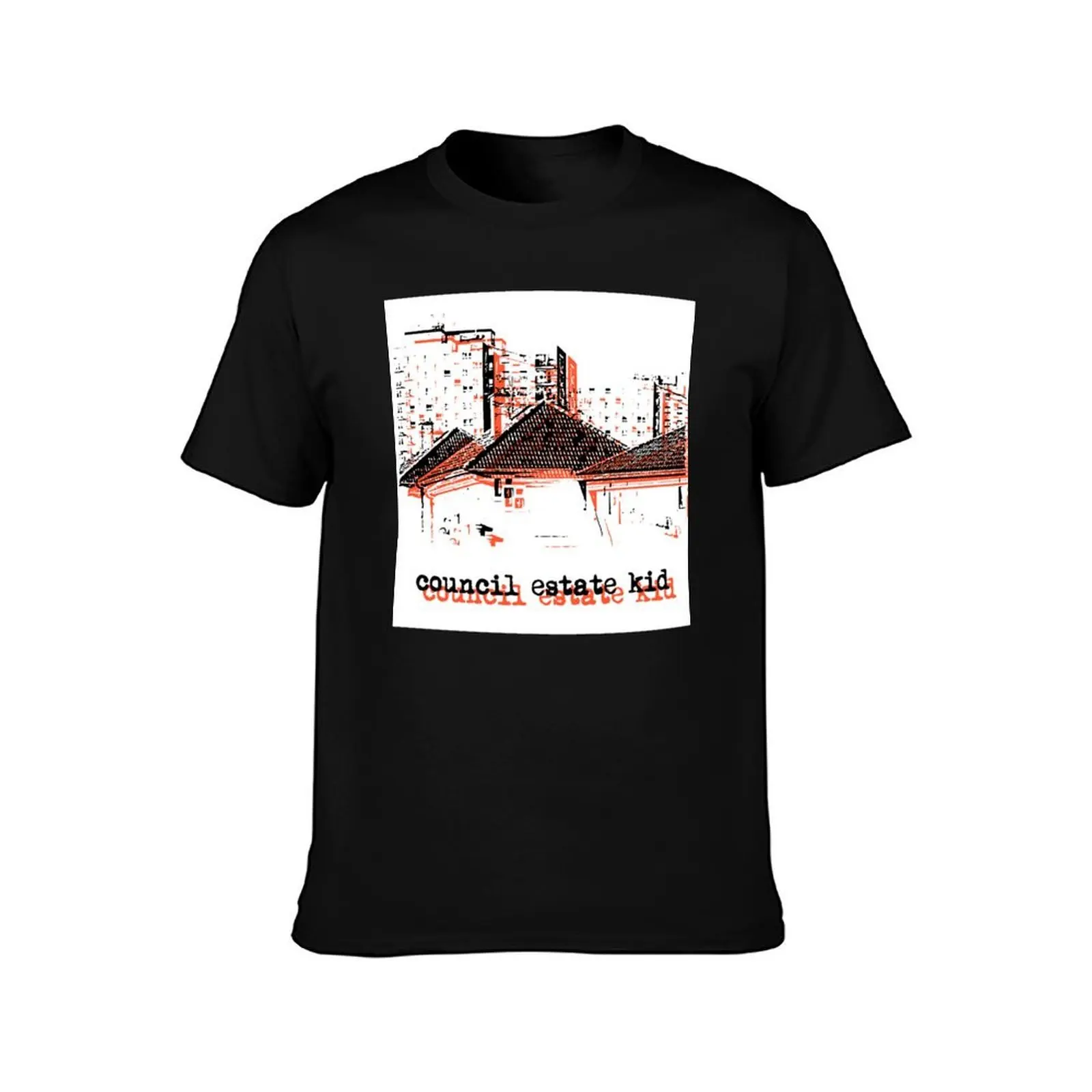 Council Estate Kid T-Shirt Large Size Short Sleeve T-Shirt