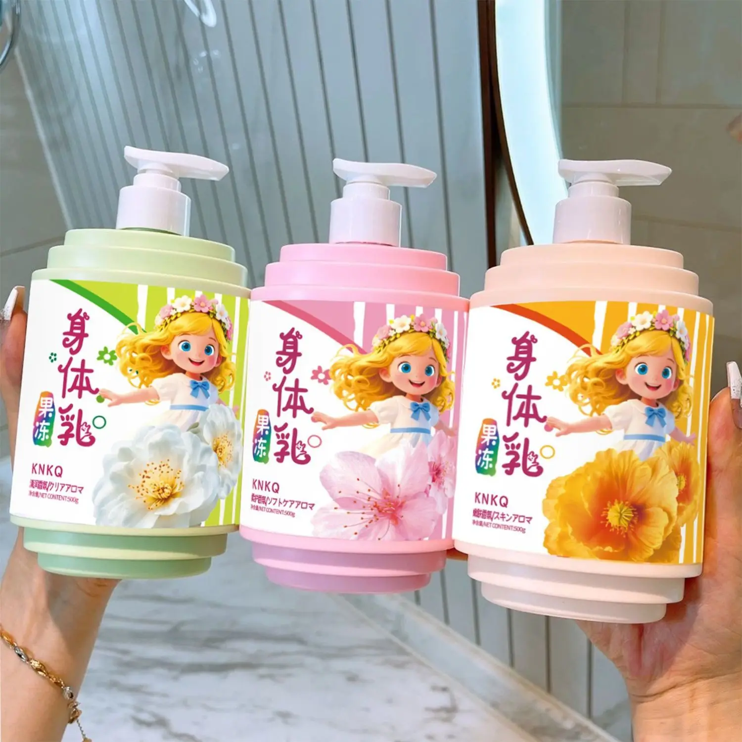KNKQ Fragrance Body Lotion Hydrate Moisturize Smooth Chicken Skin Bumpy Rough Long Lasting Scent Non-Greasy